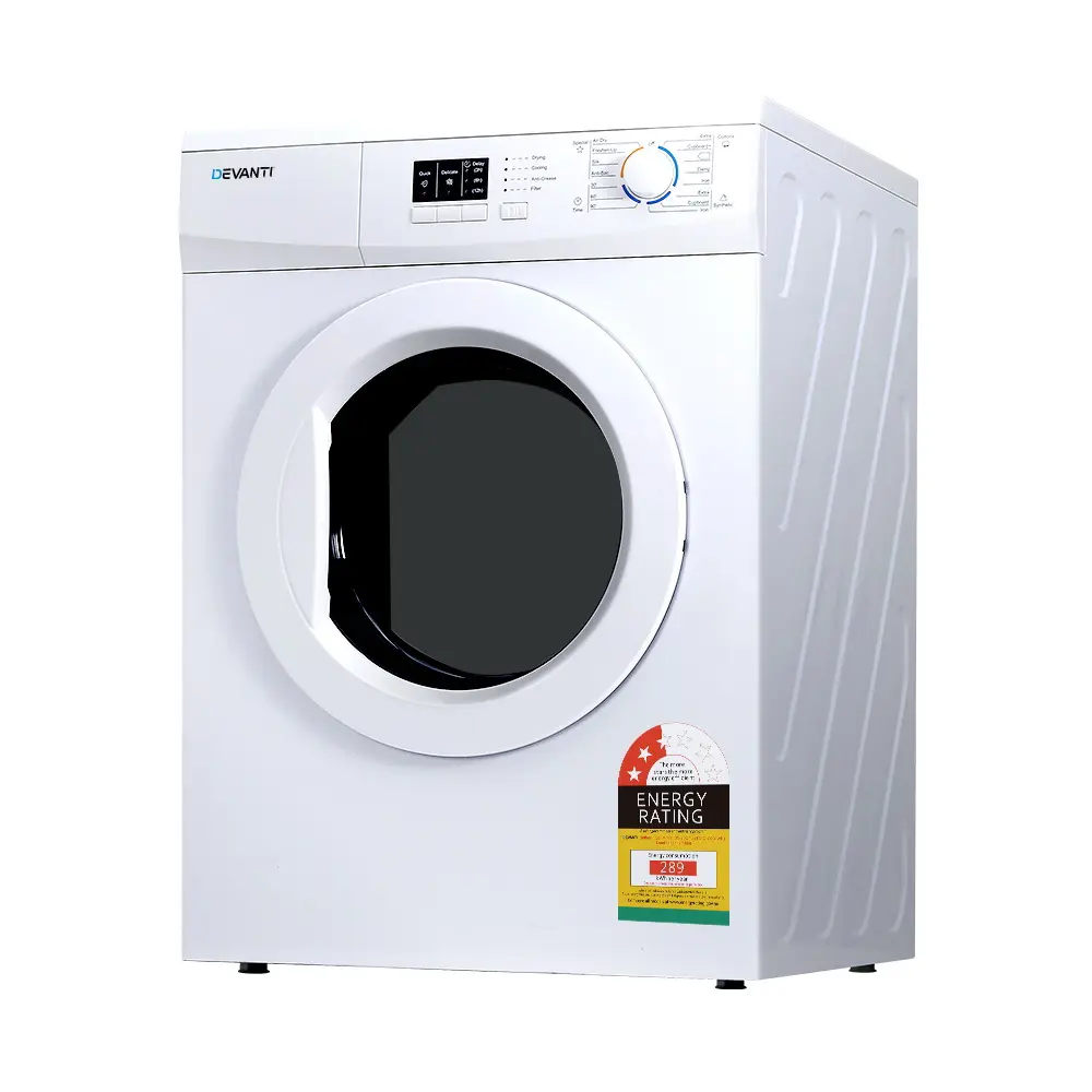 Devanti 7kg Vented Tumble Dryer - White 