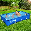 Bestway Swimming Pool 400x211x81cm Steel Frame Above Ground Pools 5700L 