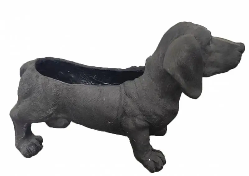 Victor Dog Planter 52x27cm 