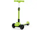 ROVO KIDS 3-Wheel Electric Scooter, Ages 3-8, Adjustable Height, Folding, Lithium Battery, Green