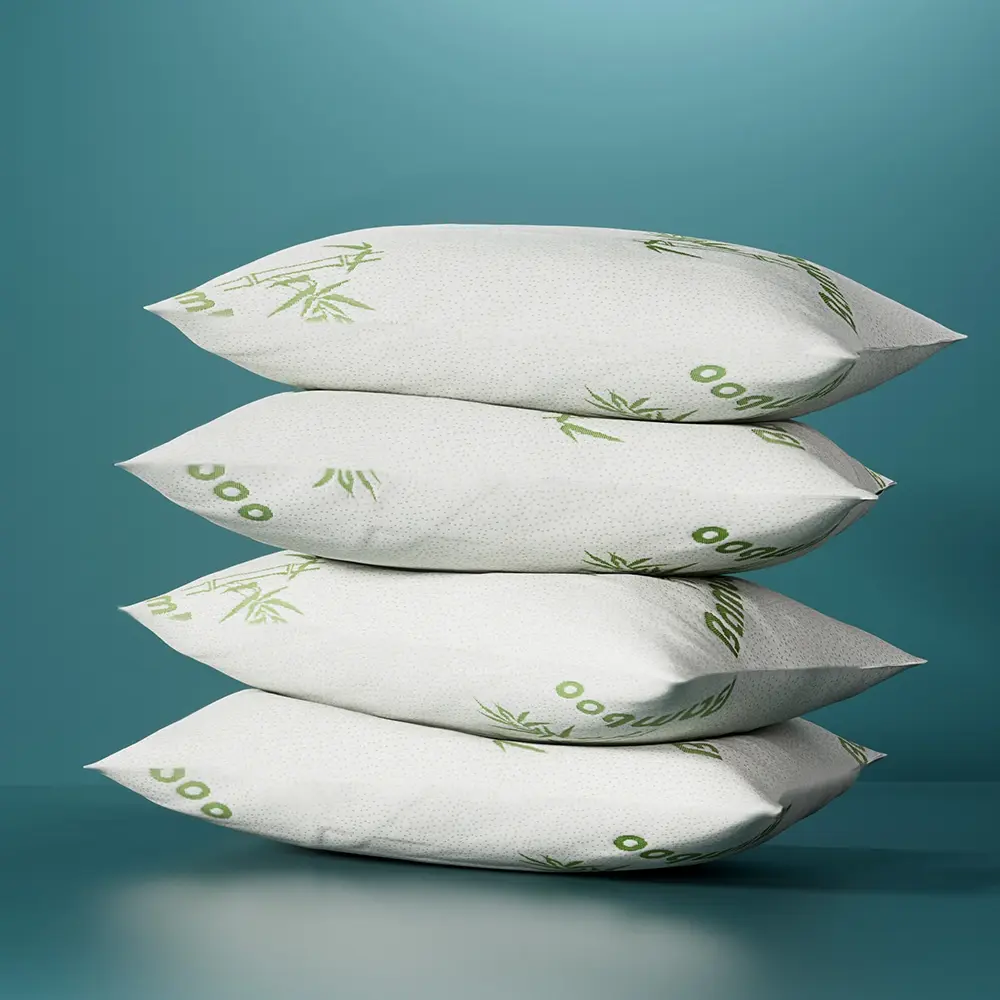 Giselle Bedding 4 Pack Bamboo Pillow Family Hotel 