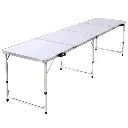 Weisshorn Folding Camping Table 240CM Portable Outdoor Picnic BBQ Aluminium Desk 