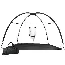 Everfit 3.5m Golf Practice Net Portable Training Aid Driving Target Tent Black 