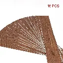 Vinyl Floor Tiles Self Adhesive Flooring Teak Wood Grain 16 Pack 2.3SQM 