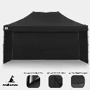 WALLAROO 3X4.5M POPUP GAZEBO BLACK