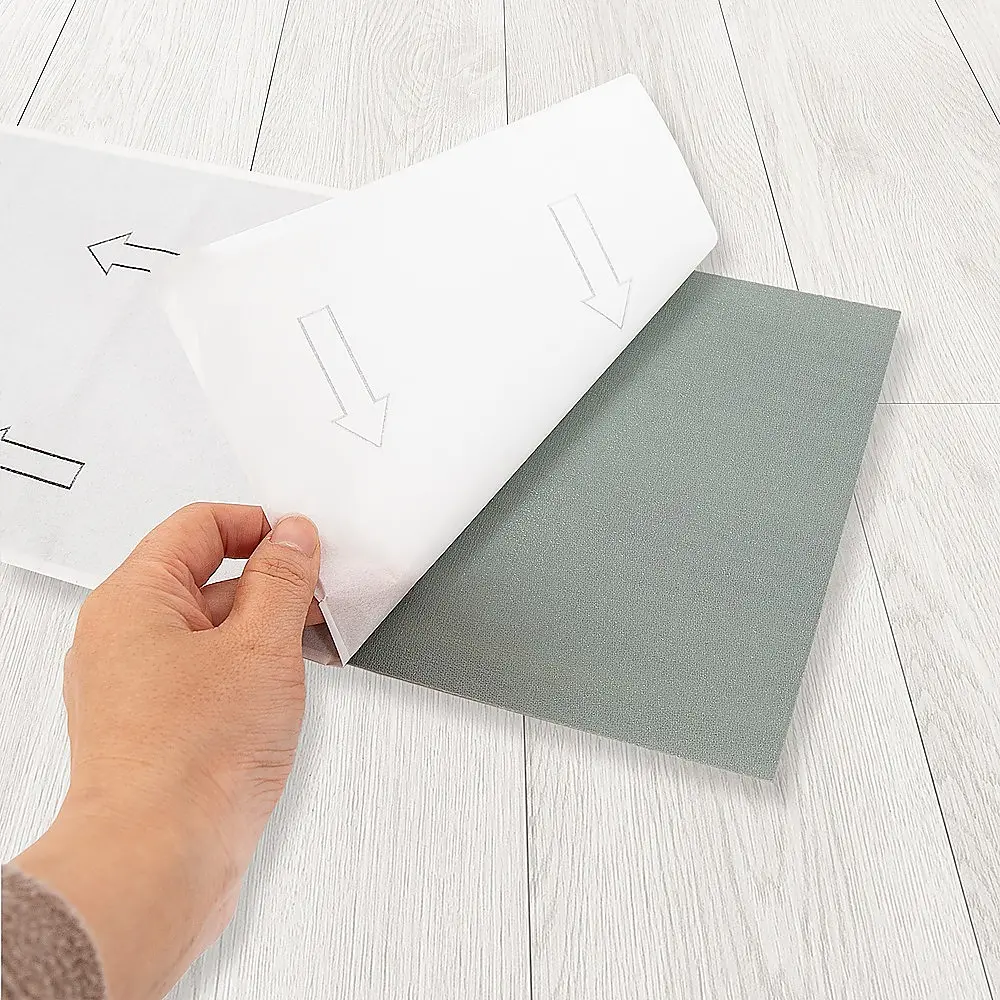 Vinyl Floor Tiles Self Adhesive Flooring Ramin Wood Grain 16 Pack 2.3SQM 