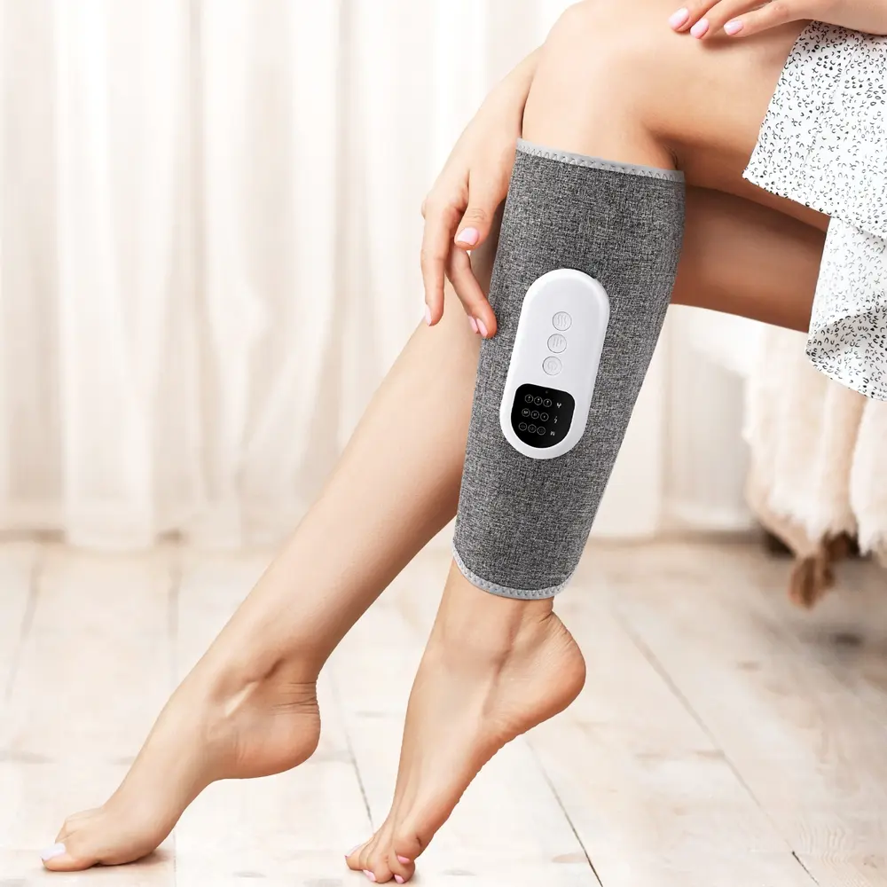 Livemor Leg Massager Heated Air Compression Calf Relaxation 