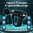 Remology Impact Therapy 6 Adaptive Speed USB-C Massage Gun with 4 Heads 