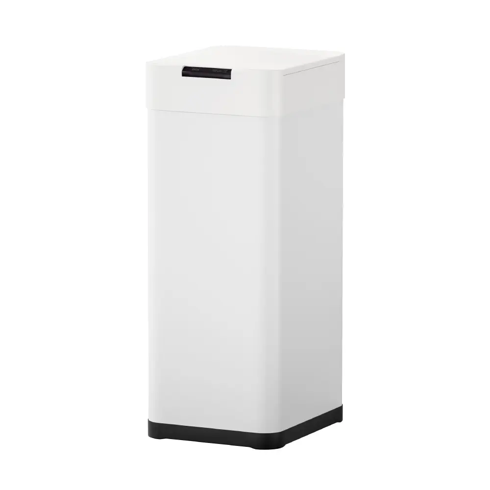 Devanti 50L Sensor Bin Motion Rubbish Bins Kitchen Automatic Trash Can White 