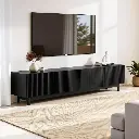 Artiss TV Unit Entertainment Unit Storage Cabinet 180cm Black 