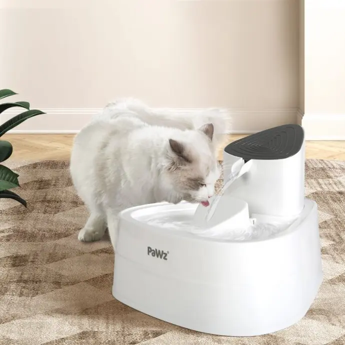 PaWz Electric Pet Water Fountain Drinking Dispenser Flowing Cycling Filter 3L