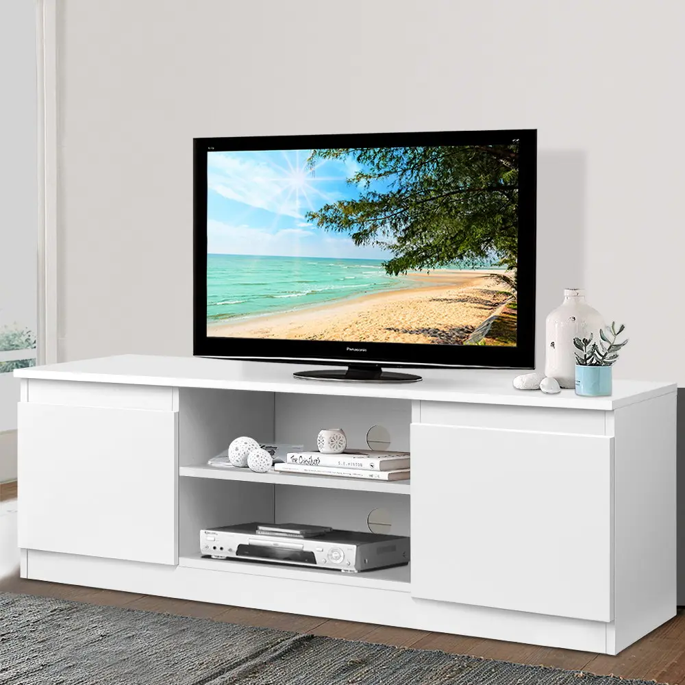 Artiss TV Cabinet Entertainment Unit 120cm White Anita 