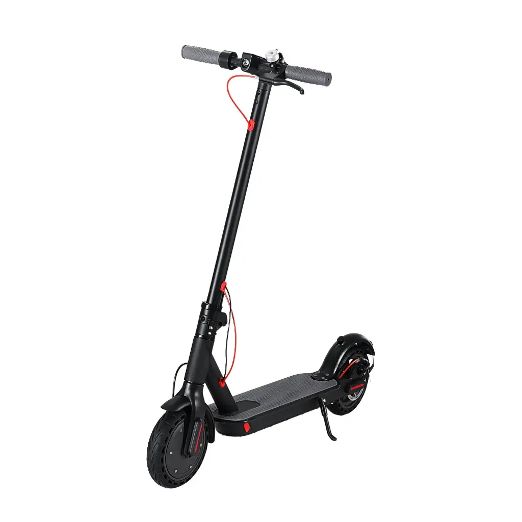 Electric Scooter 500W 25KM/H Folding Portable Riding For Adults Commuter Black 
