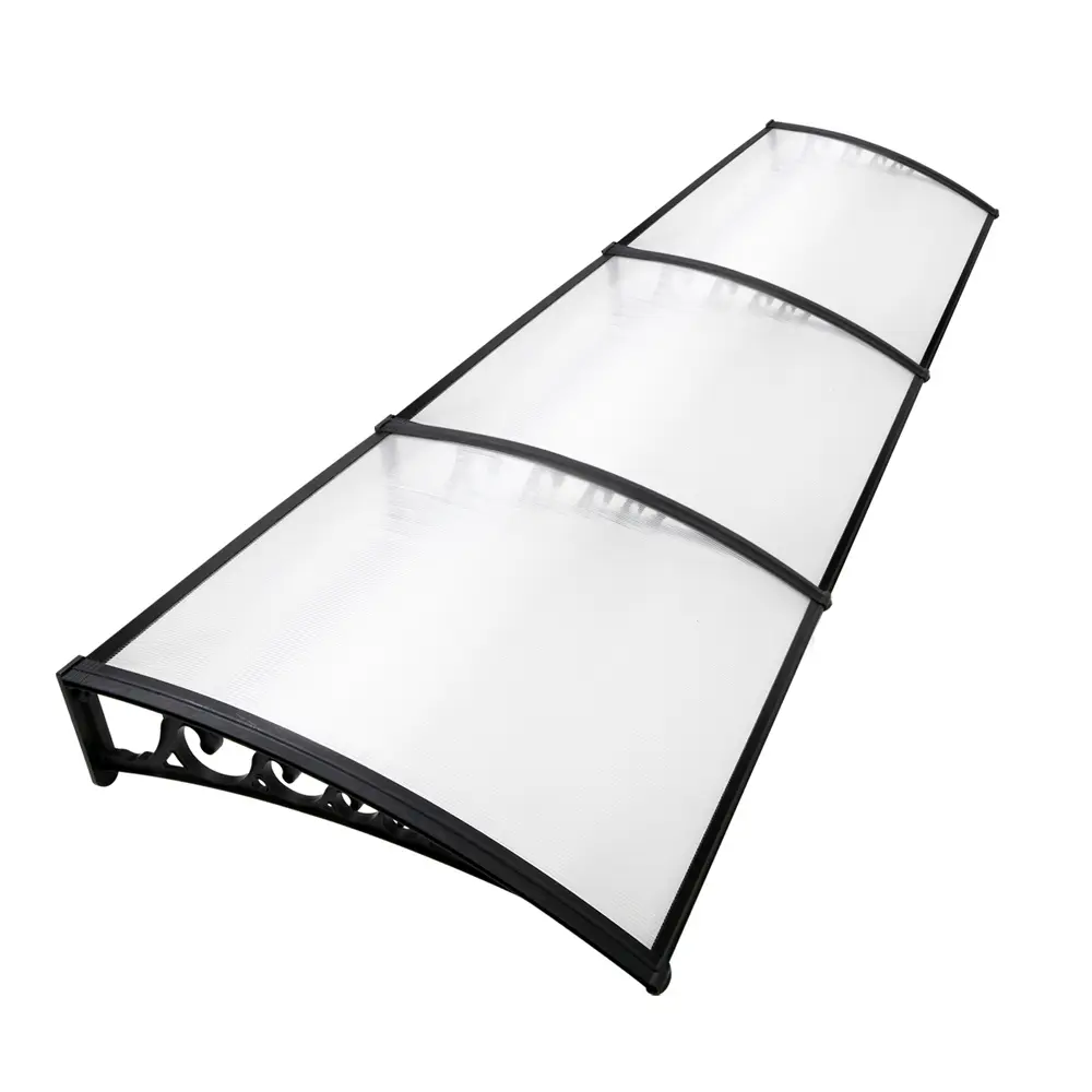 Instahut Window Door Awning 1mx3m Transparent 
