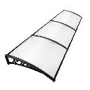 Instahut Window Door Awning 1mx3m Transparent 
