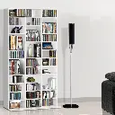 Artiss Bookshelf CD Storage Rack - BERT White 