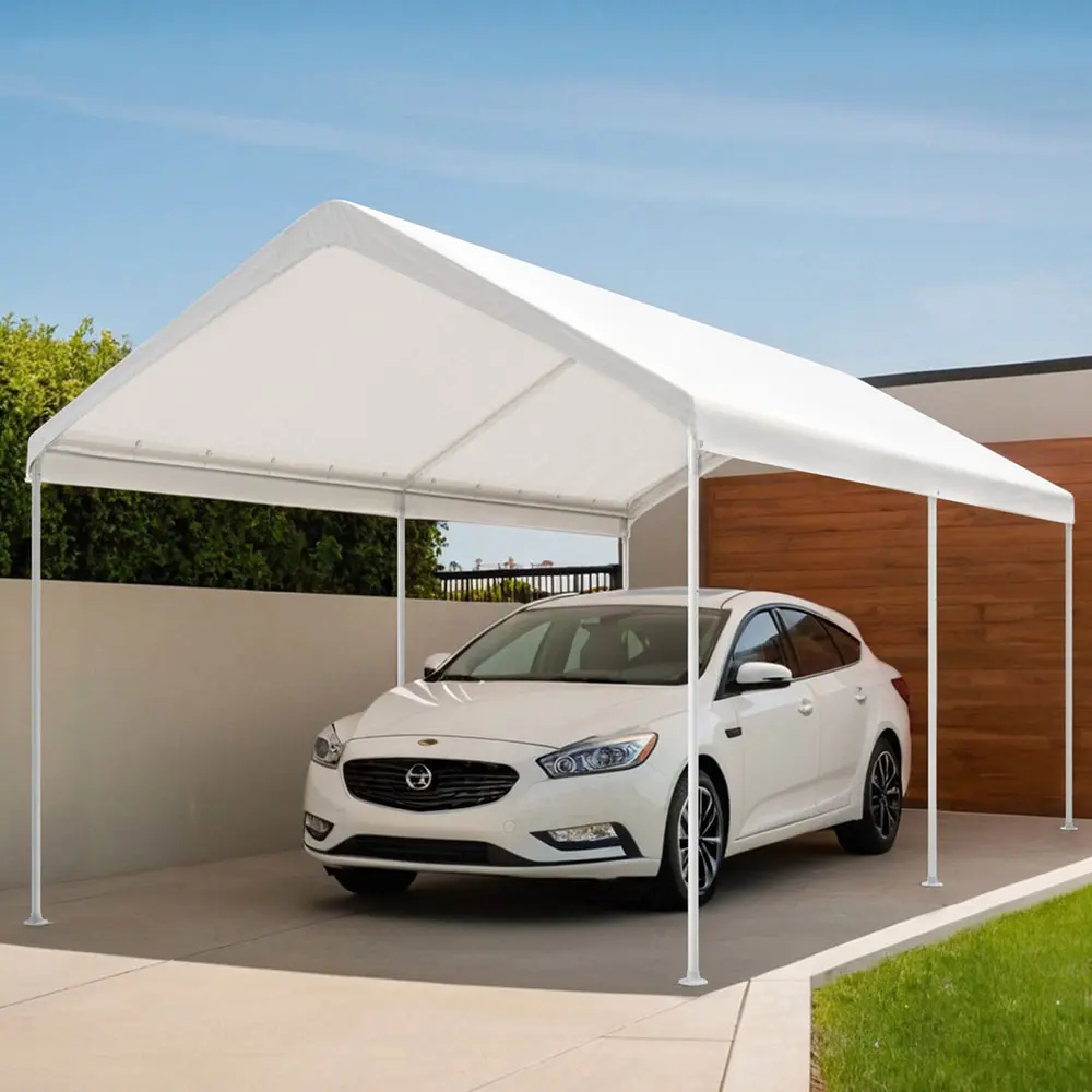 Instahut Carports 3x6m Carport Kits Steel Shelter Gazebo Canopy Garage Portable Garden Shed 
