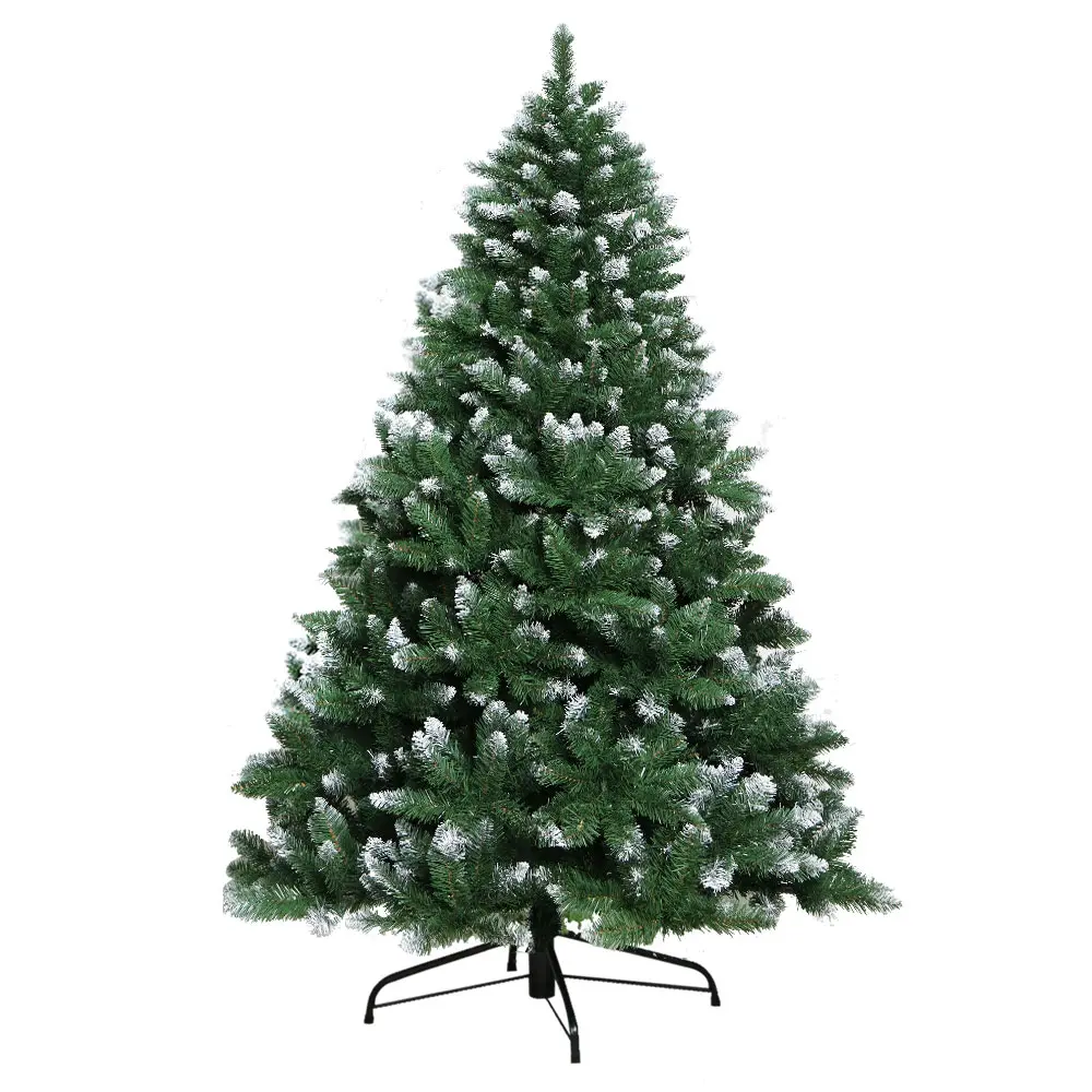 Jingle Jollys Christmas Tree 2.1m Snowy Xmas Tree Decoration 905 Tips 