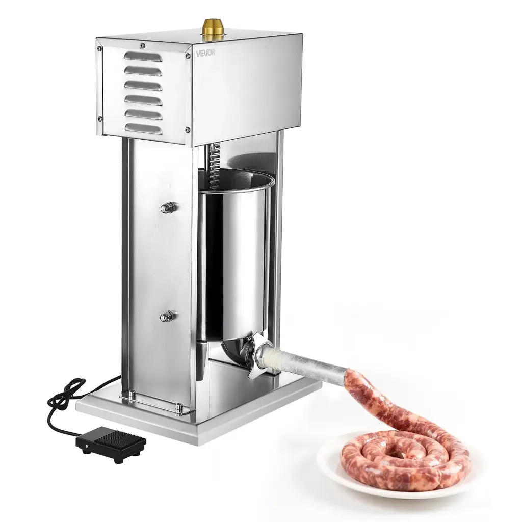 VEVOR Electric Sausage Stuffer, 22 LBS / 10 L Vertical Meat Stuffer