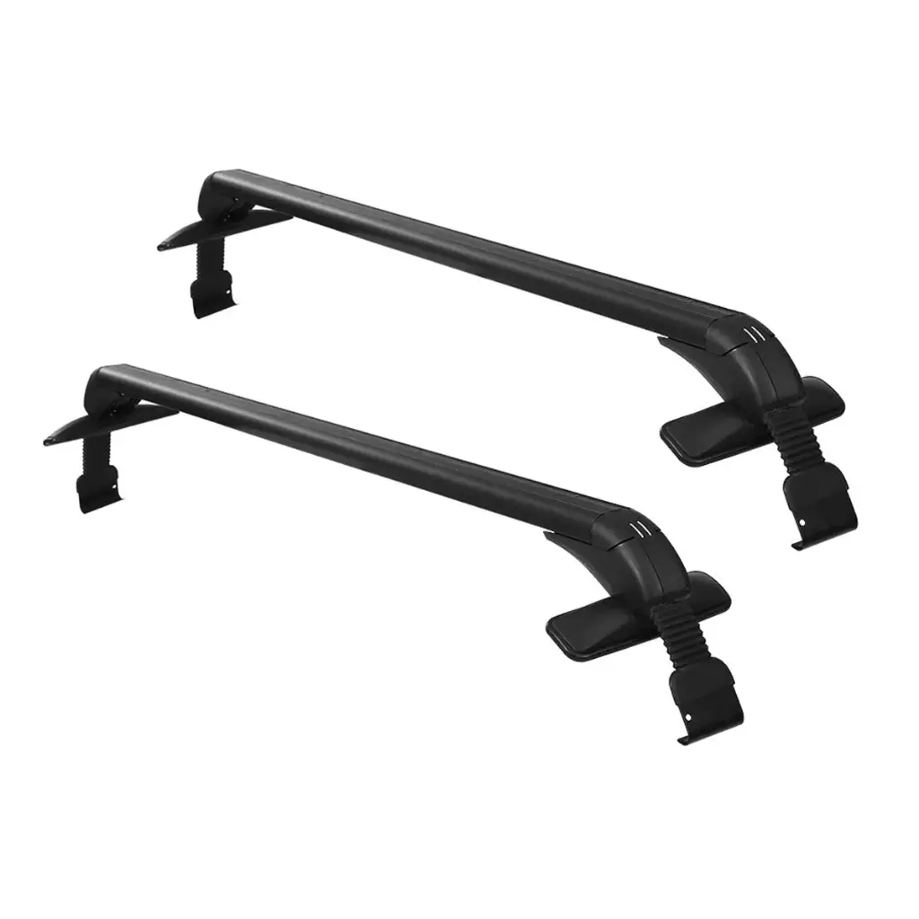 105cm Universal Car Roof Racks Carrier Adjustable Cross Bars Aluminium Alloy Lockable 
