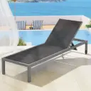 Gardeon Sun Lounge Outdoor Lounger Aluminium Folding Beach Chair Wheels Patio 