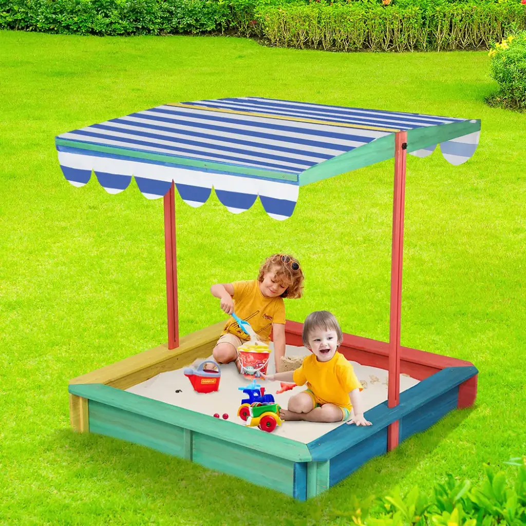  Bopeep Kids Wooden Sandbox 120X120CM  