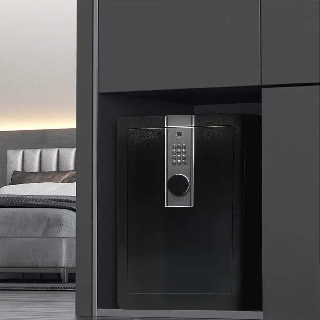  60L Fingerprint Large Security Safe Box Money Safe Box  