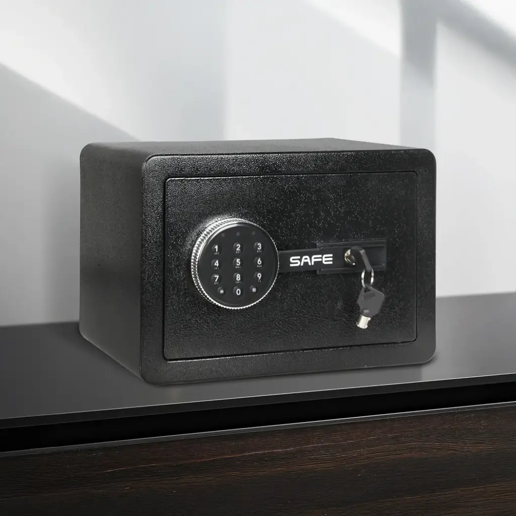  8.1L Digital Security Safe Box Password Key Lock Cash  