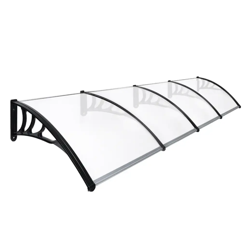  Mountview Window Door Awning Outdoor 1M X 4M Transparent 1x4M 