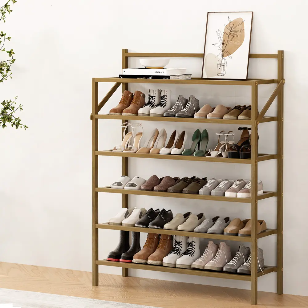 Artiss Shoe Rack 6-tier 18 Pairs Foldable 