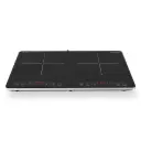 EUROCHEF Double Induction Cooktop, 9 Heat Levels, Fast Electric Portable Cooker, Touch Controls, Standard 10A Power Plug 