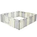 Keezi Baby Playpen 20 Panels Foldable Toddler Fence Safety Play Activity Centre 