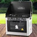 Devanti Portable Gas Oven LPG Silver 