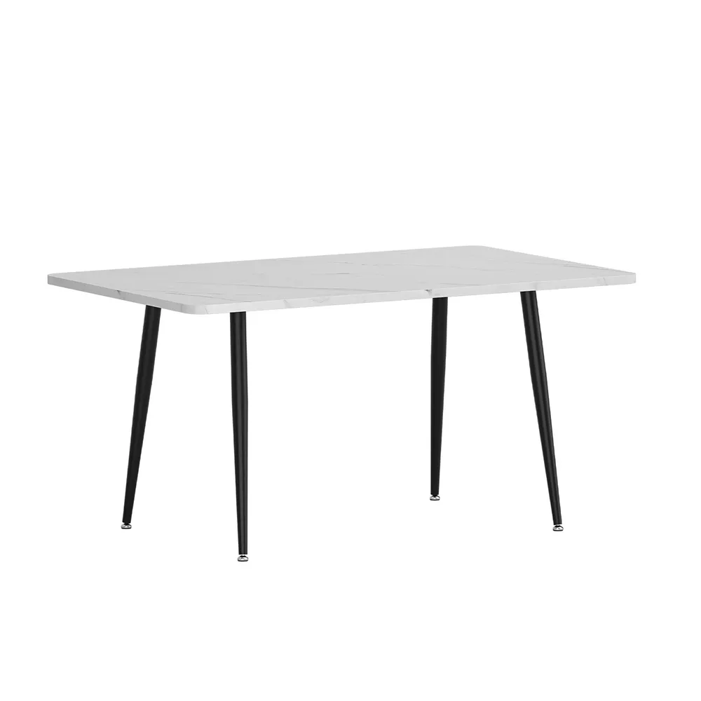 Artiss 1.5M Dining Table Marble Effect 