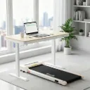 Artiss Electric Treadmill with 120cm Automatic Standing Desk Walking Pad 360mm 