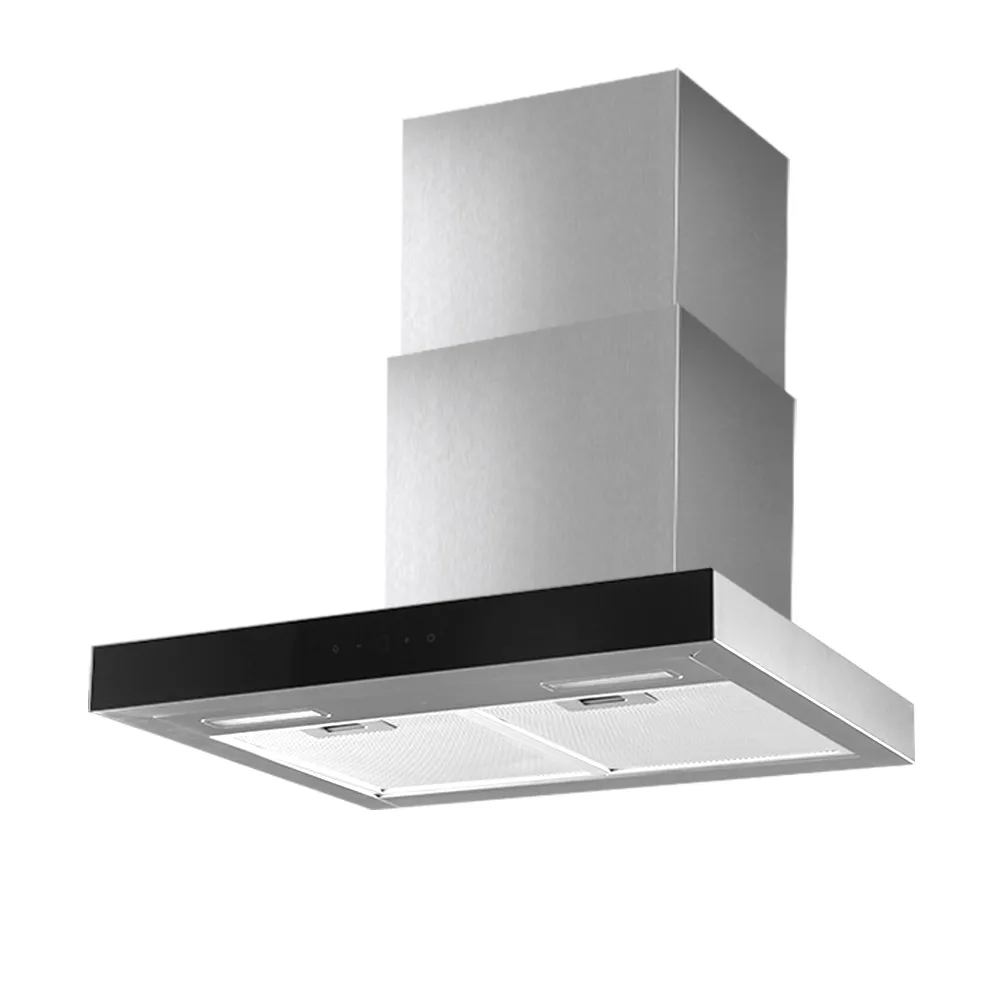 Devanti 600mm Range Hood 60cm Rangehood Glass Stainless Steel 