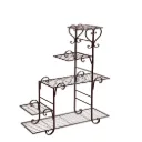  Levede Plant Stand Outdoor Indoor Metal Bronze  