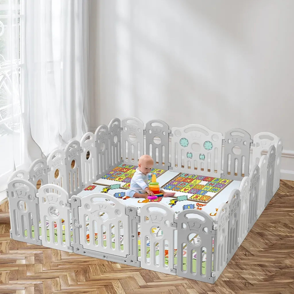 BoPeep Kids Playpen Baby Safety Gate 22 high panels