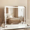 Embellir Makeup Mirror 60x50cm Hollywood Vanity with LED Light Tabletop White