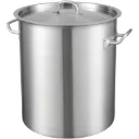 VEVOR Stainless Steel Stockpot, 42 Quart Large Cooking Pots, Multipurpose Cookware Sauce Pot with Lid & Handle