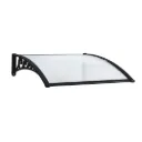 Instahut Window Door Awning 0.8mx1m Transparent