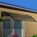 Instahut Window Door Awning 1mx4m Brown
