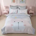 Bear Kids Quilt Cover Set - Double Size