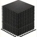 Interlocking Black EVA Fitness Mats Set (20pcs)