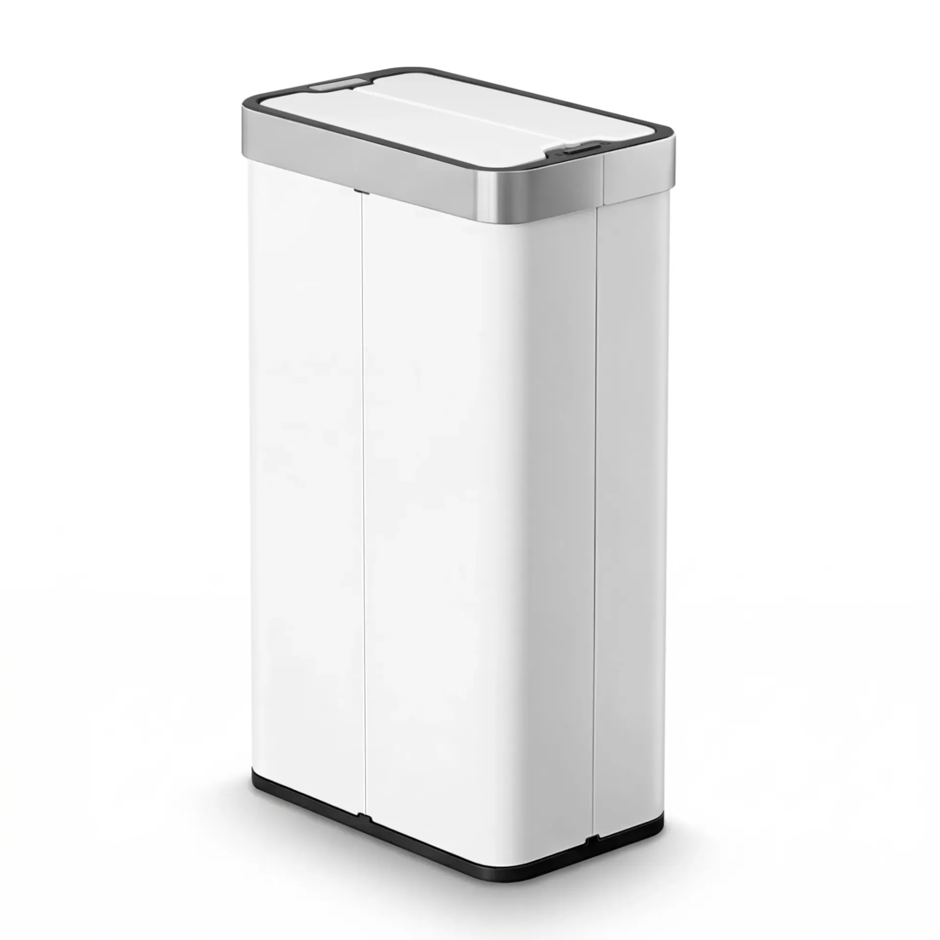 Devanti Rubbish Bin 70L Automatic Sensor Kitchen Bin, Slim Smart Garbage Can Touchless Rectangular with Liner Holder