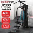 Powertrain JX-300 Multi Station Home Gym 44kg Weight Cable Machine