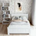 Artiss Bed Frame King Single and Bookshelf