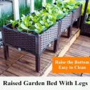 Outdoor Rectangular Balcony Vegetable Planter Box Garden Flower Planting