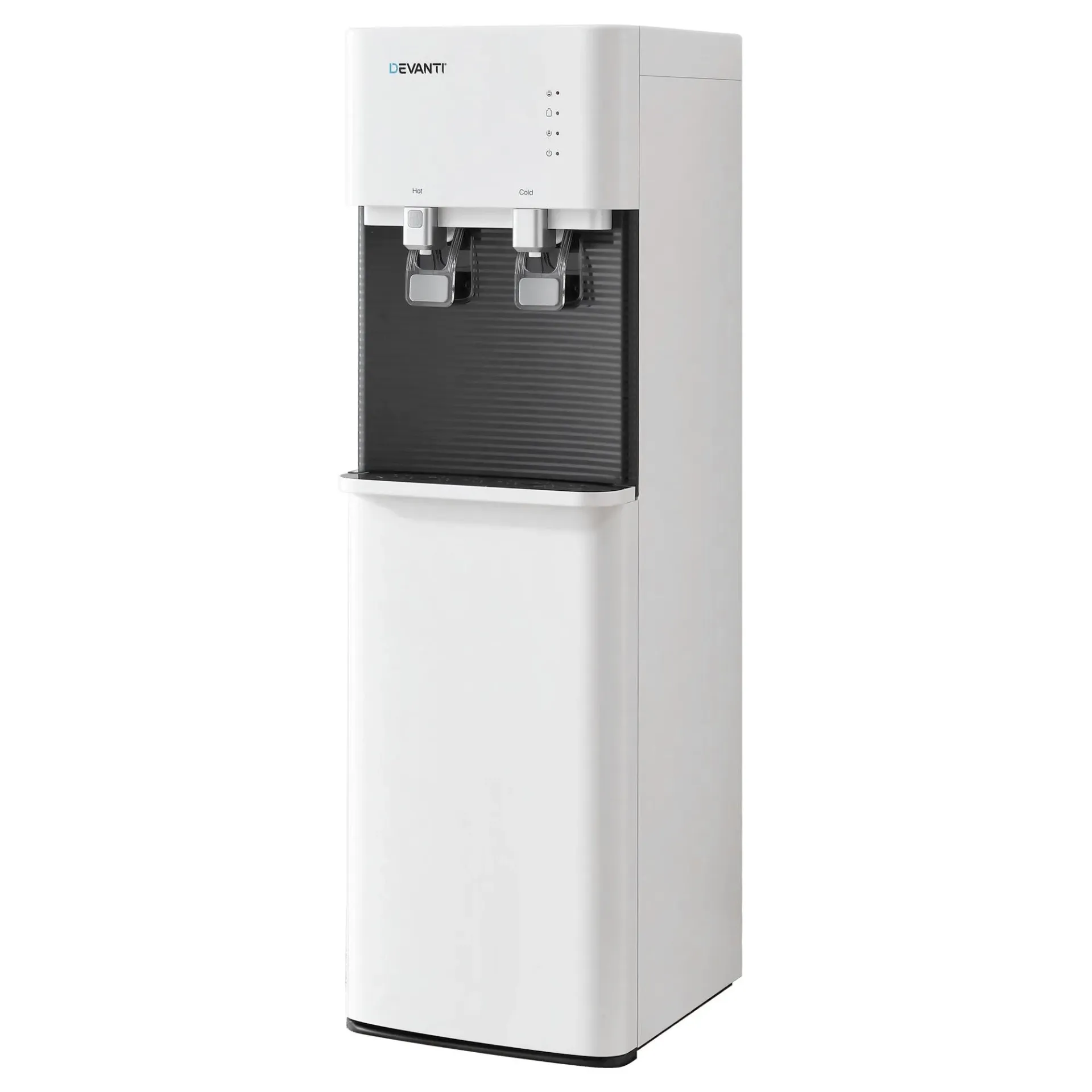 Devanti 2 Taps Water Cooler Dispenser Bottom Loading Dispenser Chiller Filter Purifier