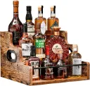 CARLA HOME 3-Tier Liquor Bottle Display Shelf Rack Bar Organizer